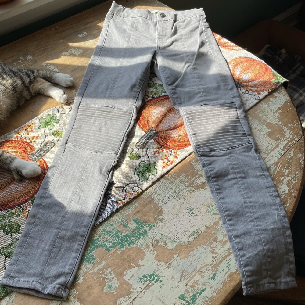 GAP TRUE SKINNY JEANS PETITE GREY GRAY SHORT ANKLE SIZE 25 - Picture 7 of 15